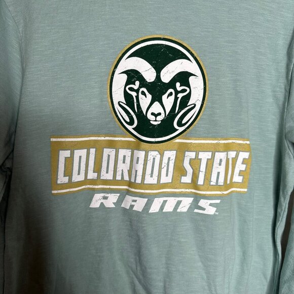 NWT Colorado State Rams long sleeve hooded t-shirt Sz M - Picture 7 of 8